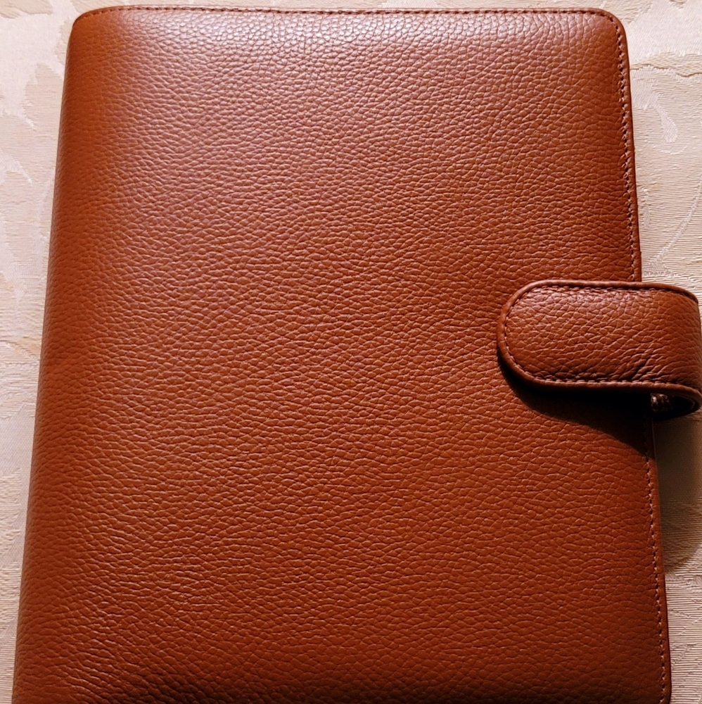 A5 Cloth and Paper Agenda-Saddle